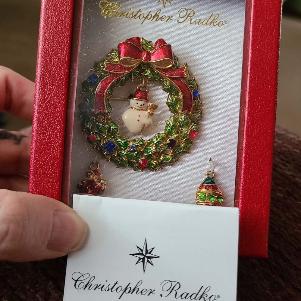 Nib, Collectable Christopher Radko Enamel/Rhinest… - image 1